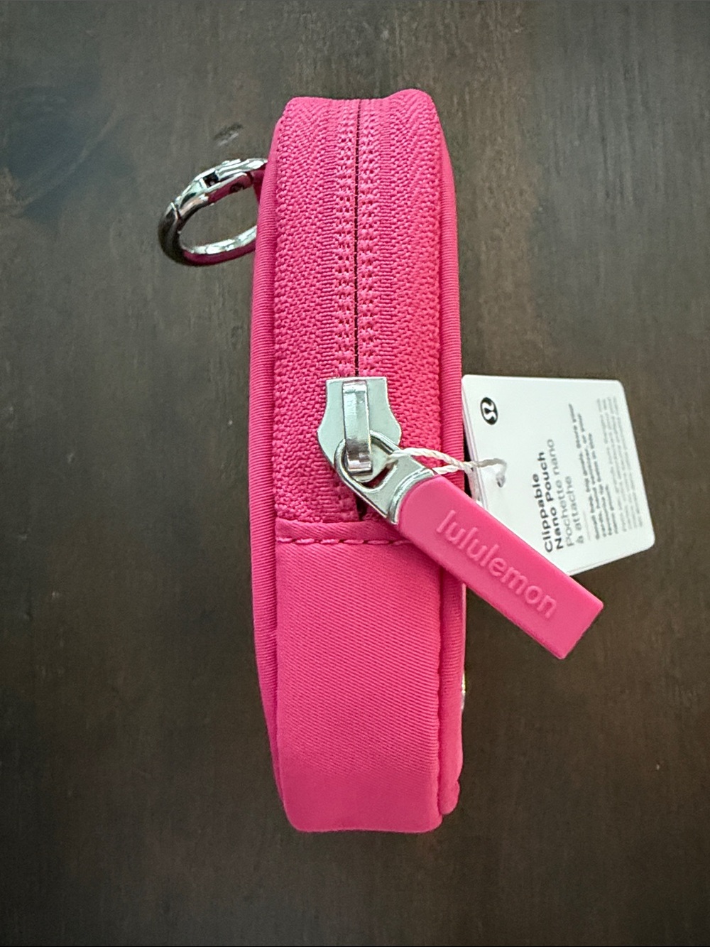 lululemon athletica Clippable Nano Pouch — Hot Pink - Picture 5 of 6
